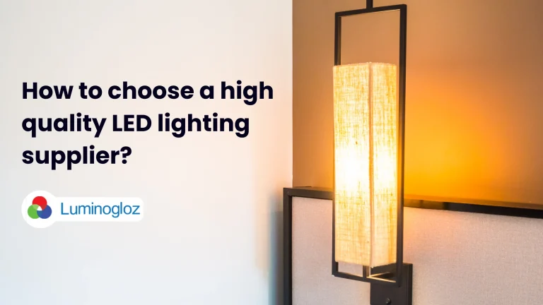 LED lighting solutions from Luminogloz supplier"